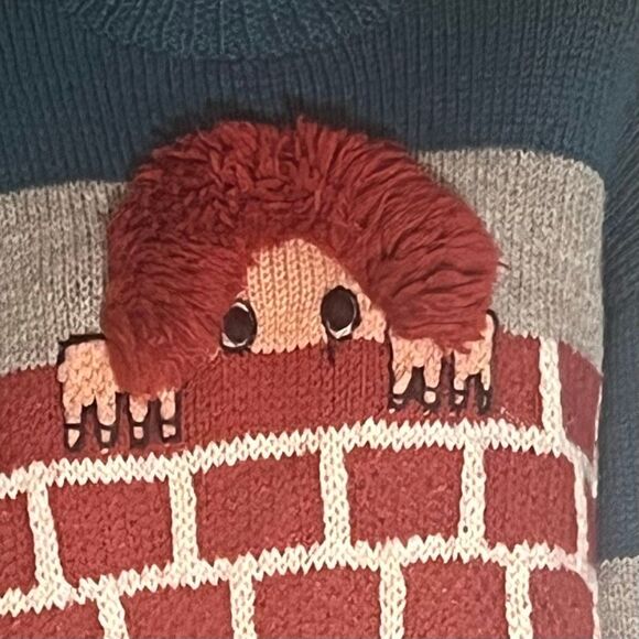 So Unique Peter G’s General Store 3D Wool Sweater Mop Head Redhead - Picture 2 of 10